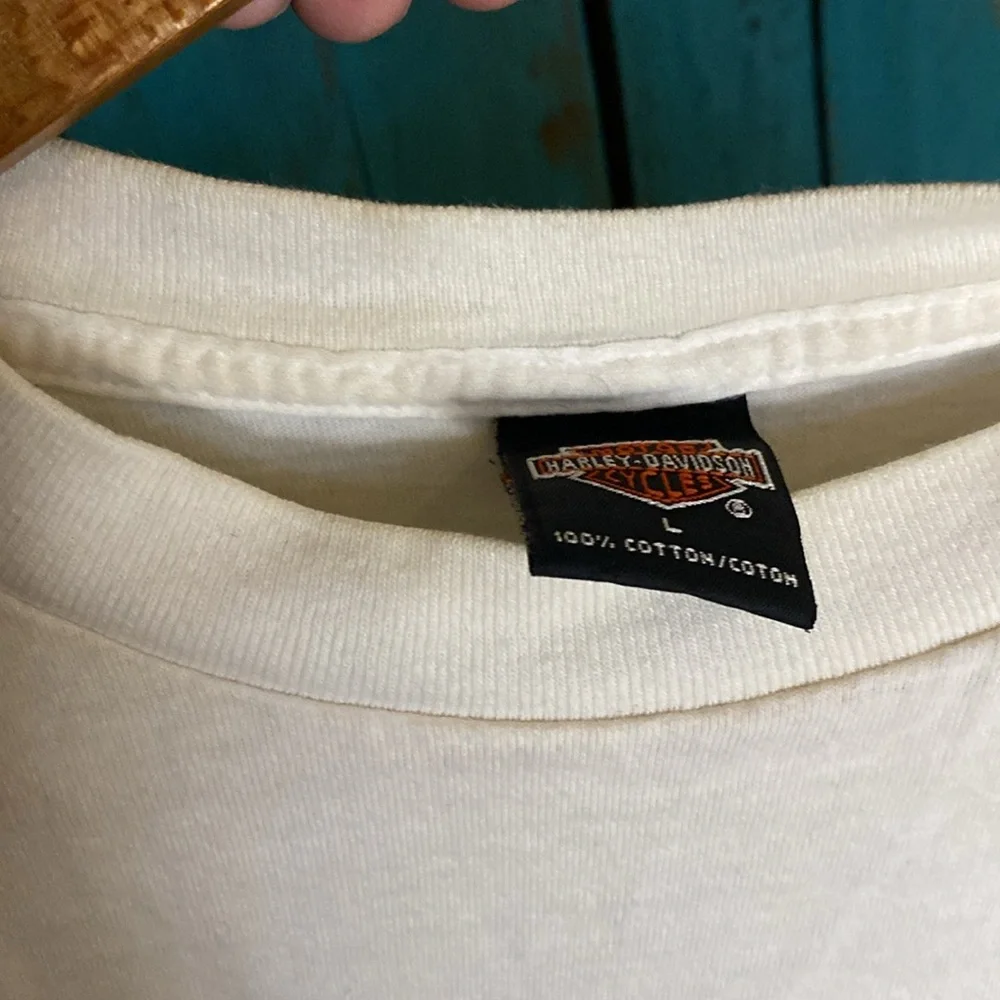 Vintage Y2K distressed Harley Davidson Daytona Bike Week 2001 long sleeve t